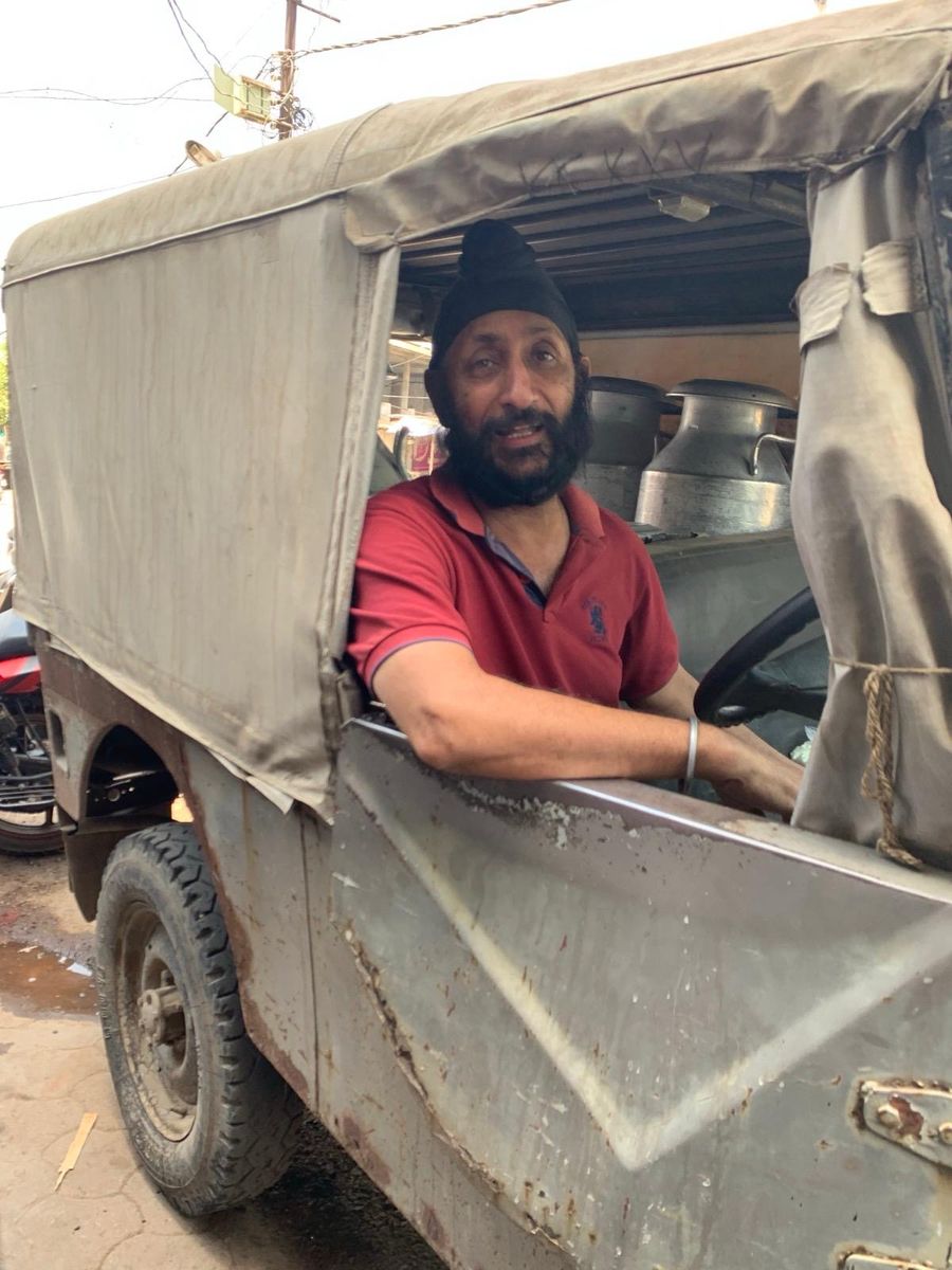 Celebrating at Simran Dairy